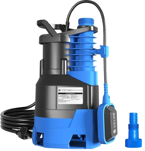 1.5HP Dual-Mode Automatic Drainage System with Adjustable Float Switch